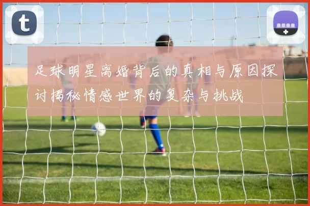 足球明星离婚背后的真相与原因探讨揭秘情感世界的复杂与挑战